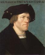 Hans Eworth portrait of beardless man oil painting on canvas